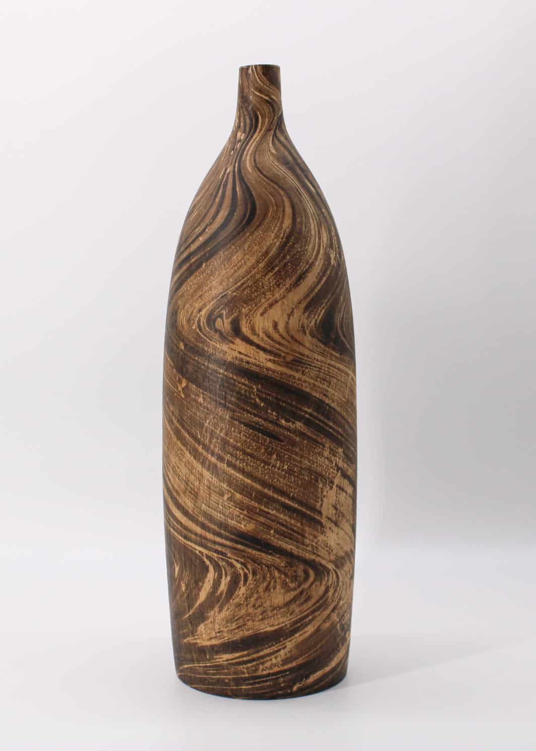 Marlow wooden vase